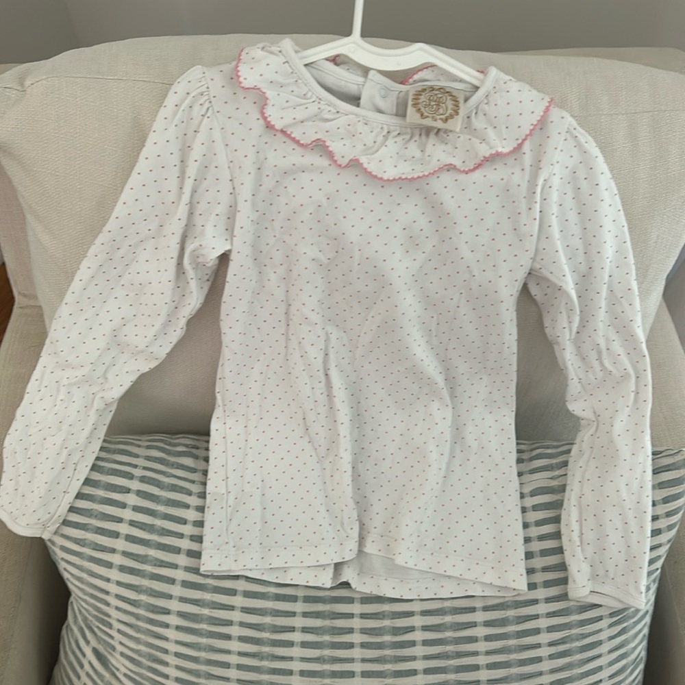 Beaufort Bonnet Pink Polka Dot Knit Shirt